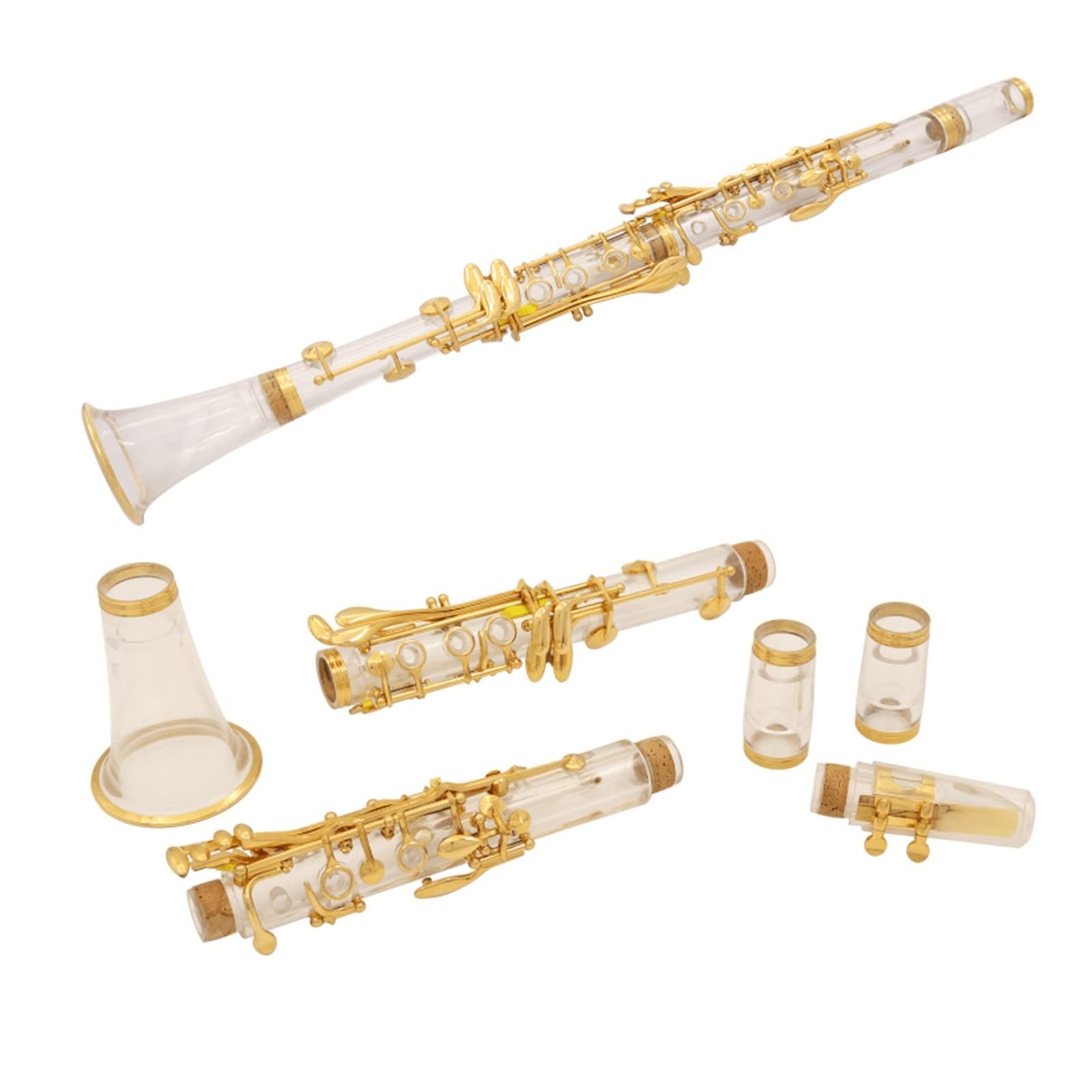 Bb ハメルシュミット・クラリネット Amazon.co.jp: ZENGXUE シルバーメッキゴールドメッキBB